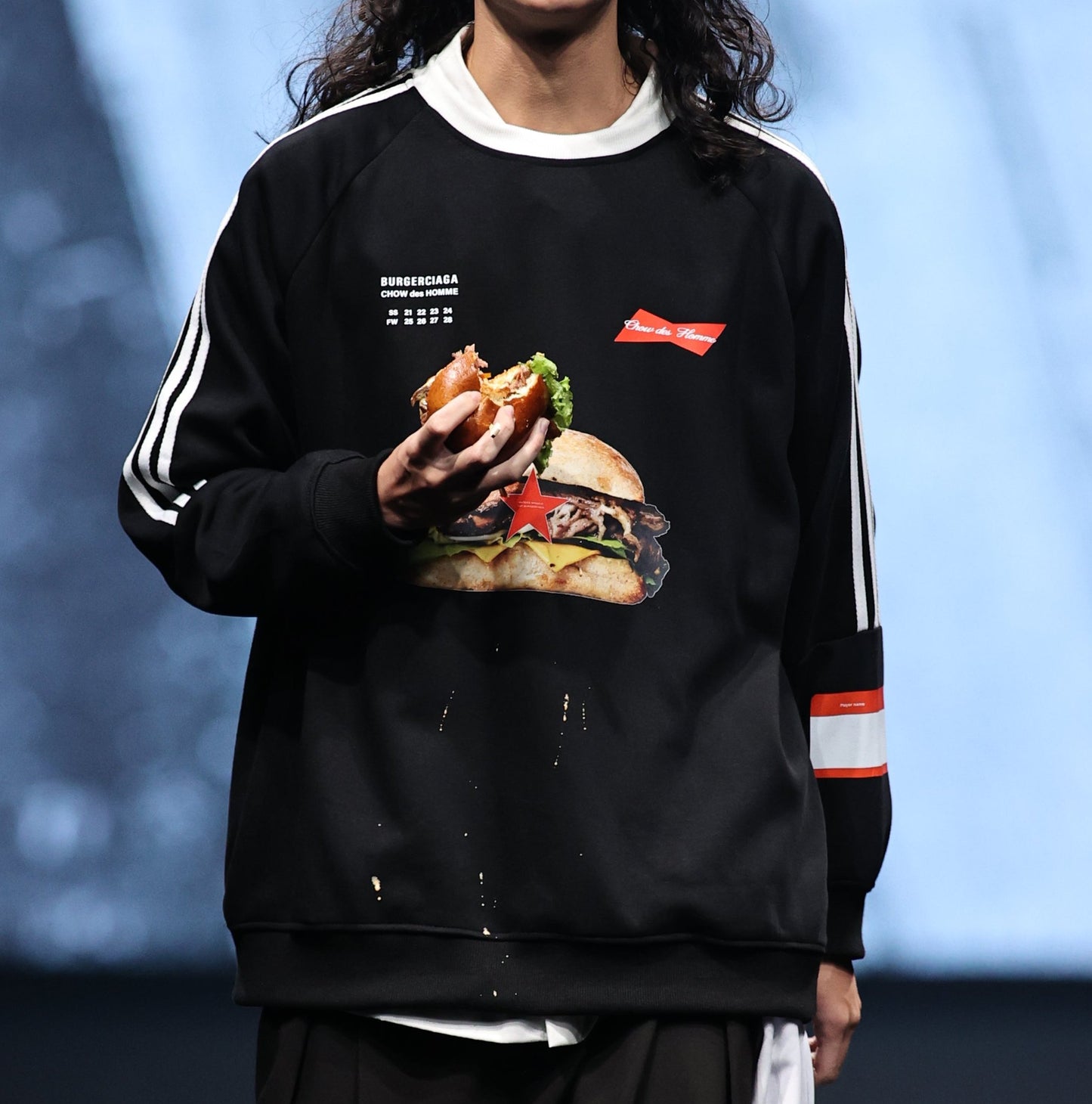 CHOW des HOMME x BURGERCIAGA SOCCER JERSEY (BLACK)