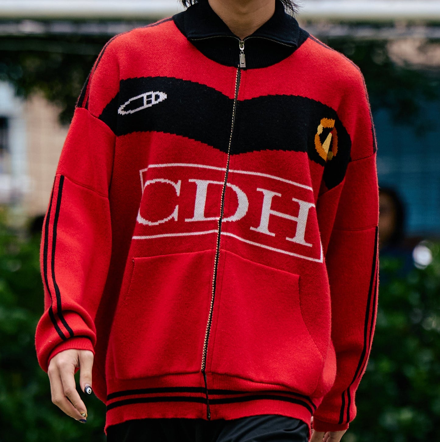 25FW MANCHESTER RED KNITTED SWEATER